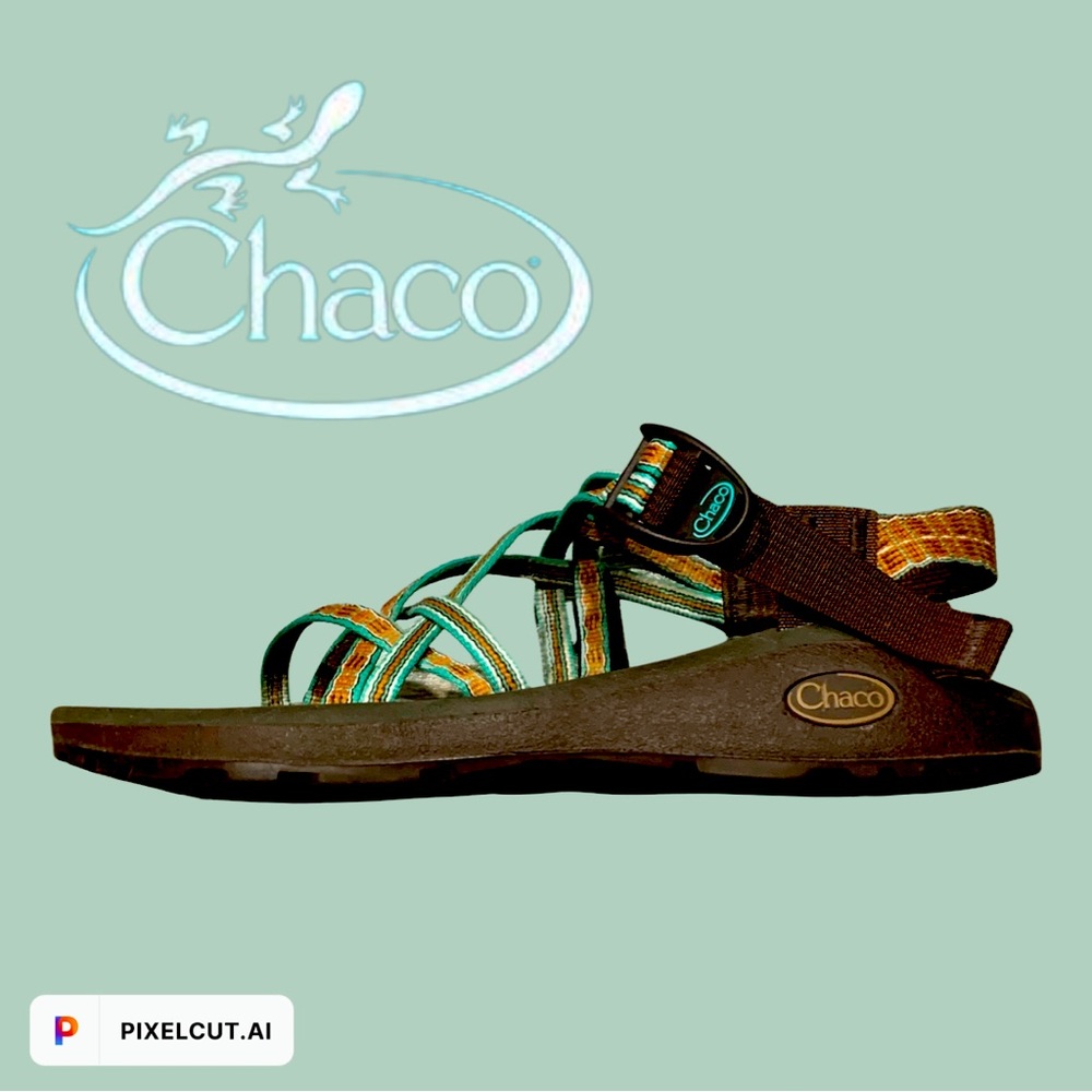 Adorable CHACO Sandals with Southwestern Colors- size 8/39